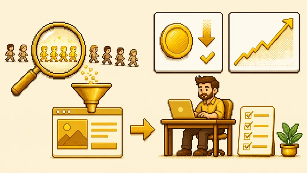 Инфографика: умная стратегия целевой CPA, панели CPA −12% и рост коэффициента конверсии +26%, медиаплан на следующий квартал